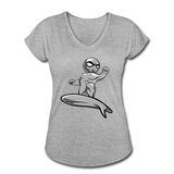 Character #57 Women's Tri-Blend V-Neck T-Shirt - heather gray