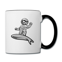 Character #57 Contrast Coffee Mug - white/black