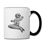 Character #57 Contrast Coffee Mug - white/black