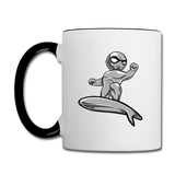 Character #57 Contrast Coffee Mug - white/black