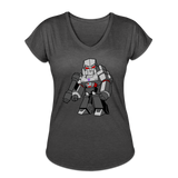 Character #58 Women's Tri-Blend V-Neck T-Shirt - deep heather