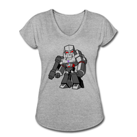 Character #58 Women's Tri-Blend V-Neck T-Shirt - heather gray