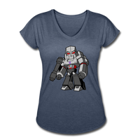 Character #58 Women's Tri-Blend V-Neck T-Shirt - navy heather