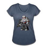 Character #58 Women's Tri-Blend V-Neck T-Shirt - navy heather