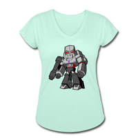 Character #58 Women's Tri-Blend V-Neck T-Shirt - mint