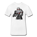 Character #58 Fitted Cotton/Poly T-Shirt by Next Level - white