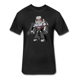 Character #58 Fitted Cotton/Poly T-Shirt by Next Level - black