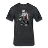 Character #58 Fitted Cotton/Poly T-Shirt by Next Level - heather black