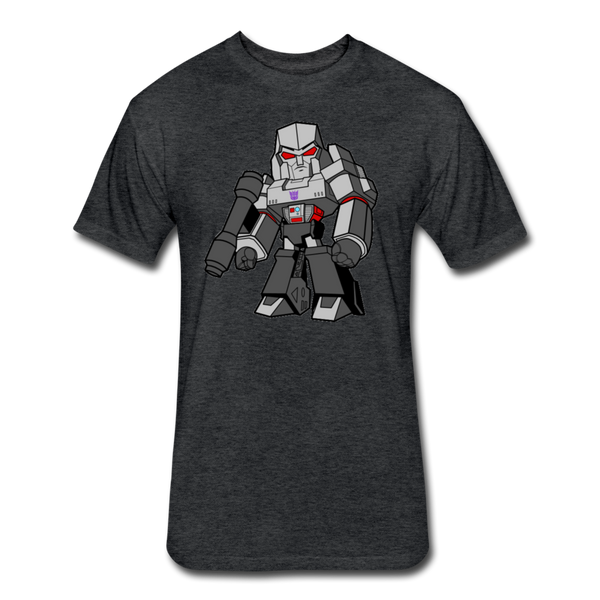 Character #58 Fitted Cotton/Poly T-Shirt by Next Level - heather black