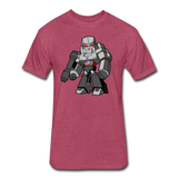 Character #58 Fitted Cotton/Poly T-Shirt by Next Level - heather burgundy
