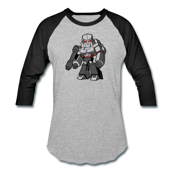 Character #58 Baseball T-Shirt - heather gray/black