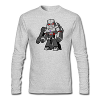 Character #58 Men's Long Sleeve T-Shirt by Next Level - heather gray
