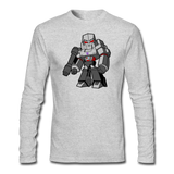 Character #58 Men's Long Sleeve T-Shirt by Next Level - heather gray