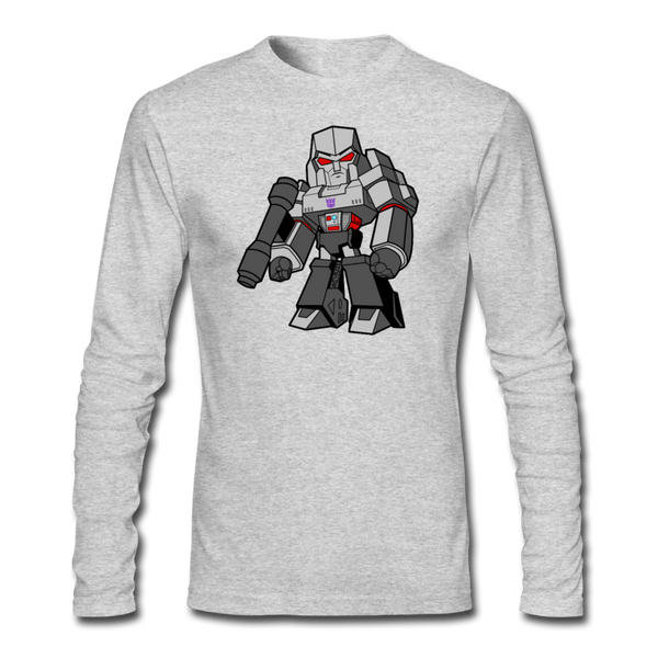 Character #58 Men's Long Sleeve T-Shirt by Next Level - heather gray