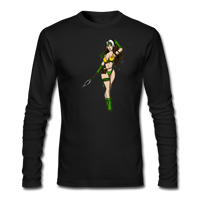 Character #59 Men's Long Sleeve T-Shirt by Next Level - black