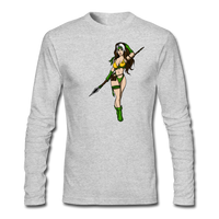 Character #59 Men's Long Sleeve T-Shirt by Next Level - heather gray