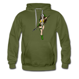 Character #59 Men’s Premium Hoodie - olive green