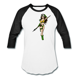 Character #59 Baseball T-Shirt - white/black