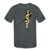 Character #59 Kids' Moisture Wicking Performance T-Shirt - charcoal