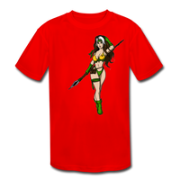 Character #59 Kids' Moisture Wicking Performance T-Shirt - red