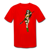 Character #59 Kids' Moisture Wicking Performance T-Shirt - red