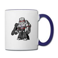 Character #58 Contrast Coffee Mug - white/cobalt blue