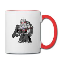 Character #58 Contrast Coffee Mug - white/red