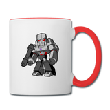 Character #58 Contrast Coffee Mug - white/red