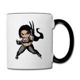 Character #60 Contrast Coffee Mug - white/black