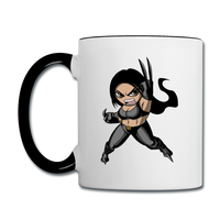 Character #60 Contrast Coffee Mug - white/black