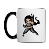 Character #60 Contrast Coffee Mug - white/black