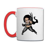 Character #60 Contrast Coffee Mug - white/red