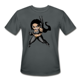 Character #60 Men’s Moisture Wicking Performance T-Shirt - charcoal
