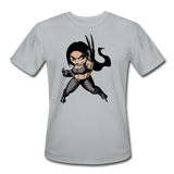 Character #60 Men’s Moisture Wicking Performance T-Shirt - silver