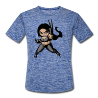 Character #60 Men’s Moisture Wicking Performance T-Shirt - heather blue