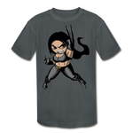 Character #60 Kids' Moisture Wicking Performance T-Shirt - charcoal
