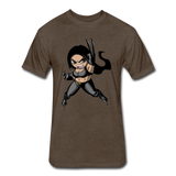 Character #60 Fitted Cotton/Poly T-Shirt by Next Level - heather espresso