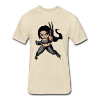 Character #60 Fitted Cotton/Poly T-Shirt by Next Level - heather cream