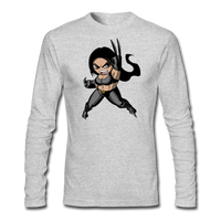 Character #60 Men's Long Sleeve T-Shirt by Next Level - heather gray