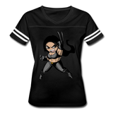 Character #60 Women’s Vintage Sport T-Shirt - black/white