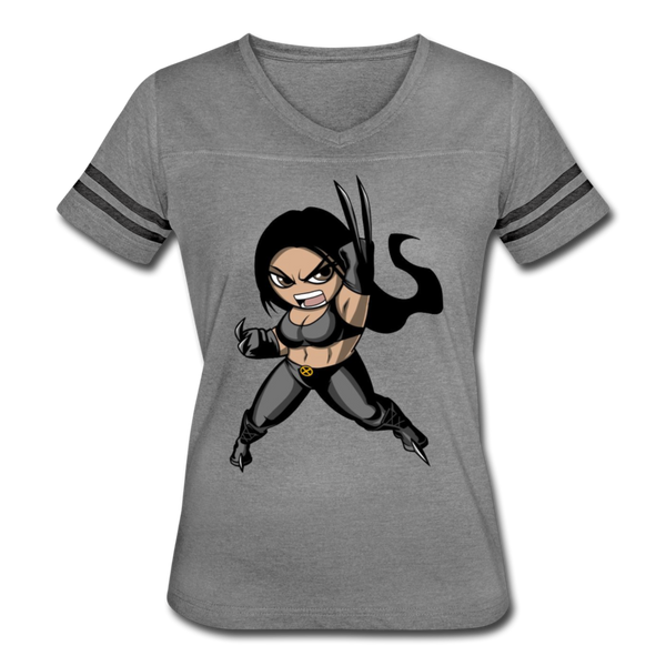 Character #60 Women’s Vintage Sport T-Shirt - heather gray/charcoal