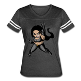 Character #60 Women’s Vintage Sport T-Shirt - vintage smoke/white