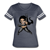 Character #60 Women’s Vintage Sport T-Shirt - vintage navy/white