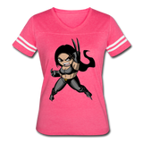 Character #60 Women’s Vintage Sport T-Shirt - vintage pink/white