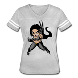 Character #60 Women’s Vintage Sport T-Shirt - heather gray/white
