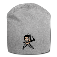 Character #60 Jersey Beanie - heather gray