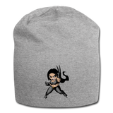 Character #60 Jersey Beanie - heather gray