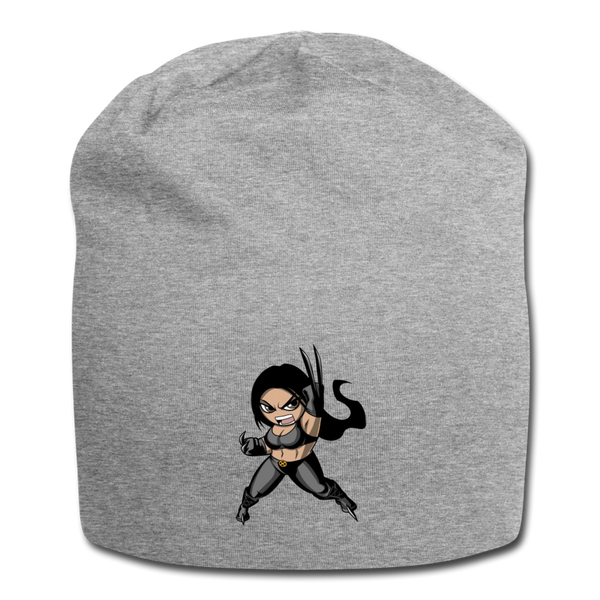 Character #60 Jersey Beanie - heather gray