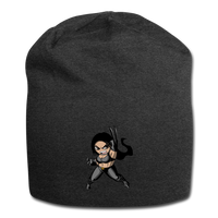Character #60 Jersey Beanie - charcoal gray