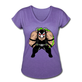 Character #61 Women's Tri-Blend V-Neck T-Shirt - purple heather